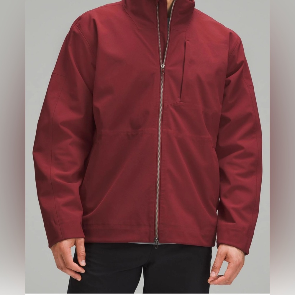 Men’s lululemon Cross Chill Relaxed-Fit Jacket Red-Merlot Jacket - Large